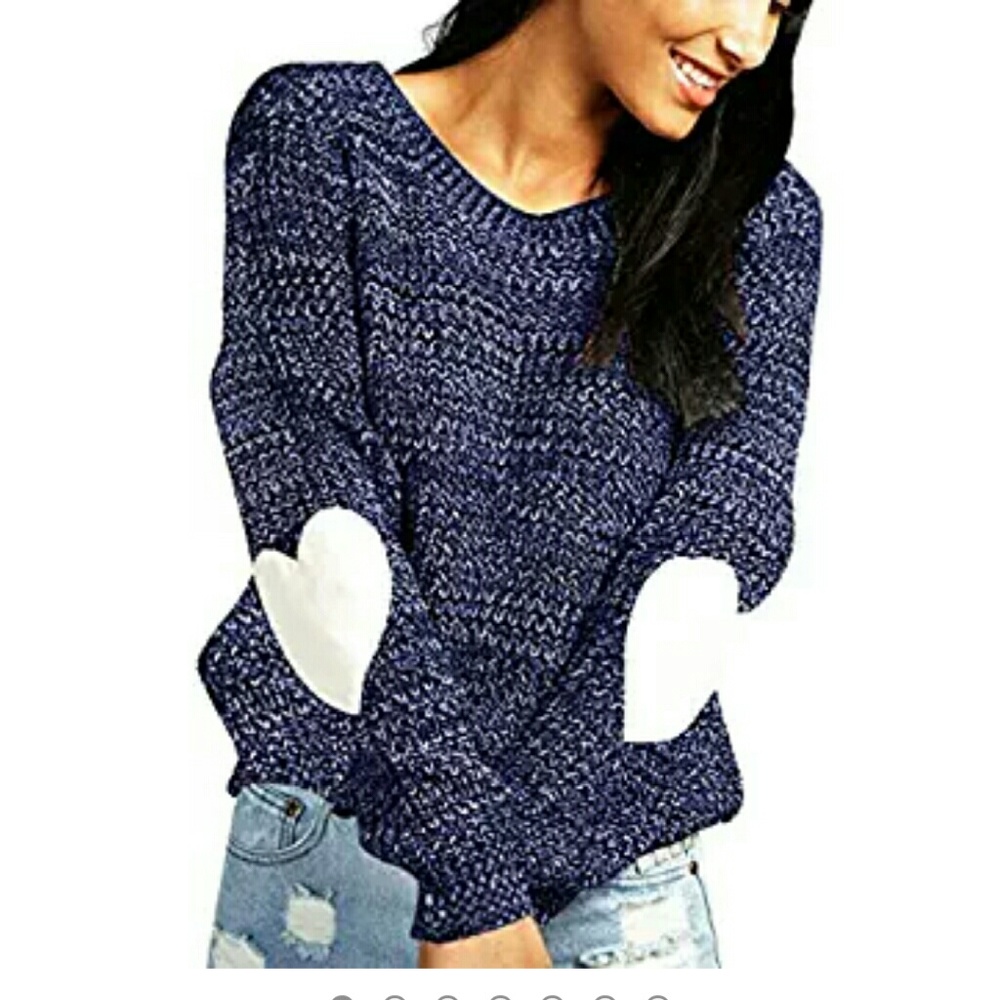 NWOT Womens patchwork sweater